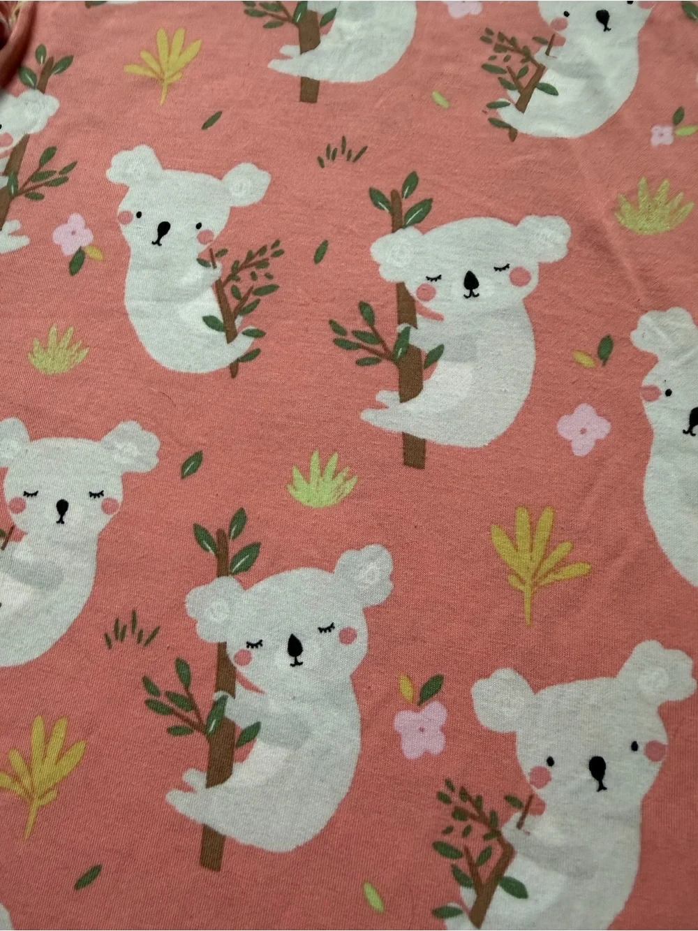Little Sleepies Pink Koala Cuddles Bamboo 2P LS Pajamas (2T)